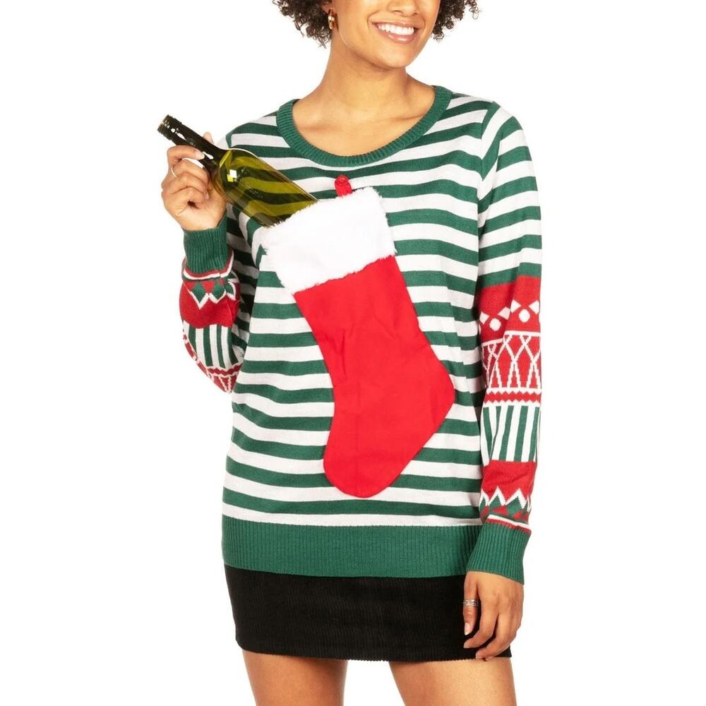Toast Elves Christmas sweater large